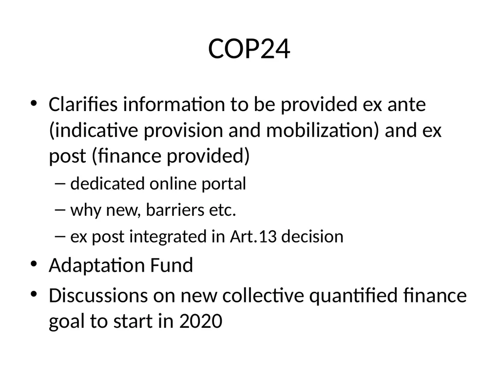 Paris Agreement and Rulebook Overview - slide 40 of 73
