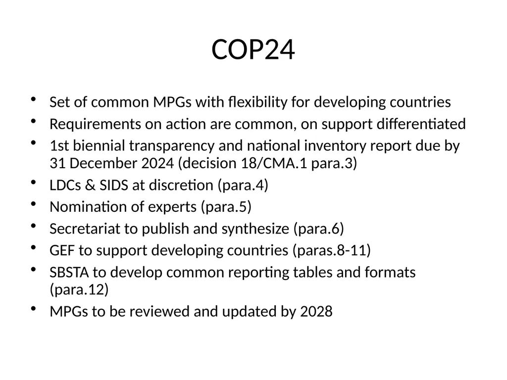 Paris Agreement and Rulebook Overview - slide 53 of 73