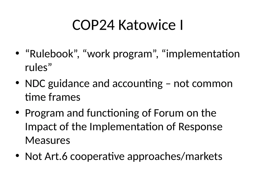 Paris Agreement and Rulebook Overview - slide 12 of 73