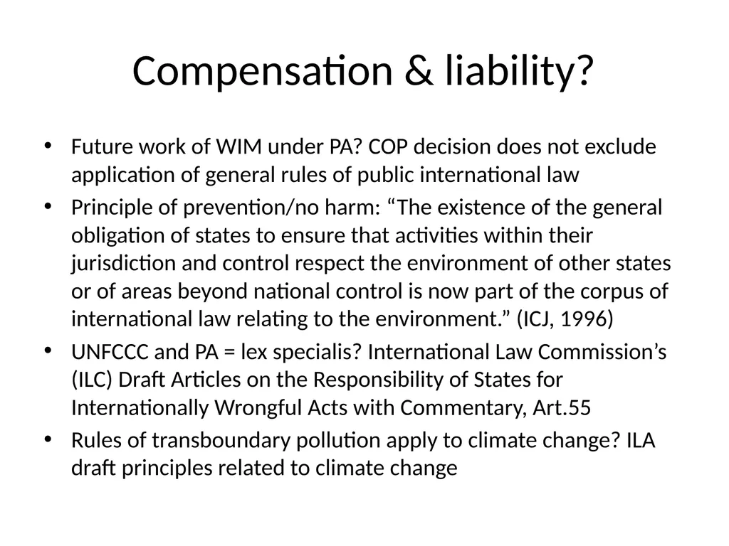 Paris Agreement and Rulebook Overview - slide 36 of 73