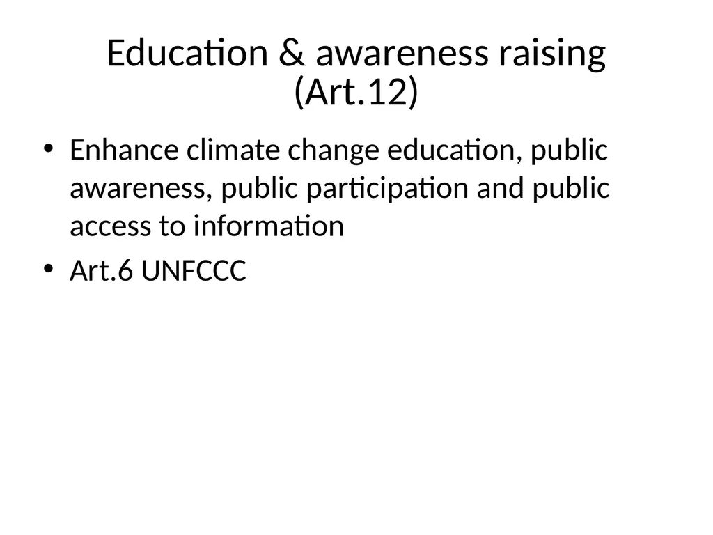 Paris Agreement and Rulebook Overview - slide 46 of 73