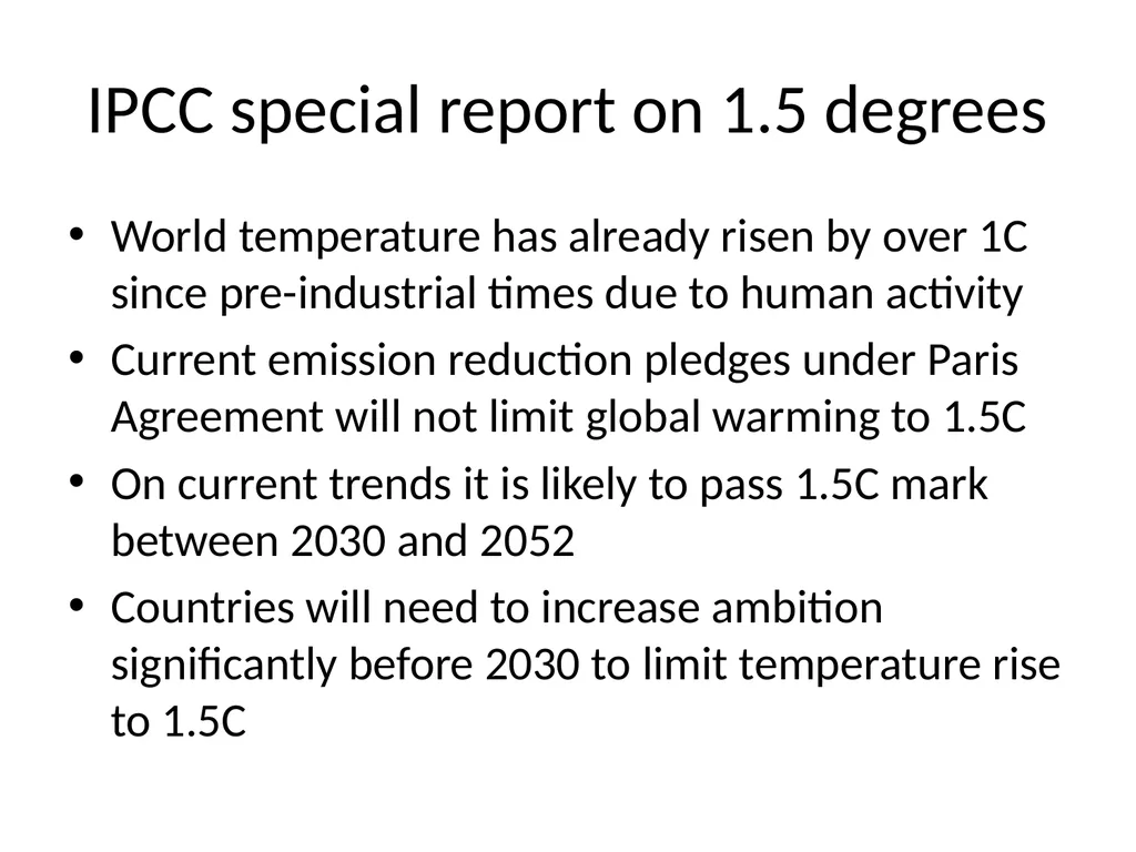 Paris Agreement and Rulebook Overview - slide 15 of 73
