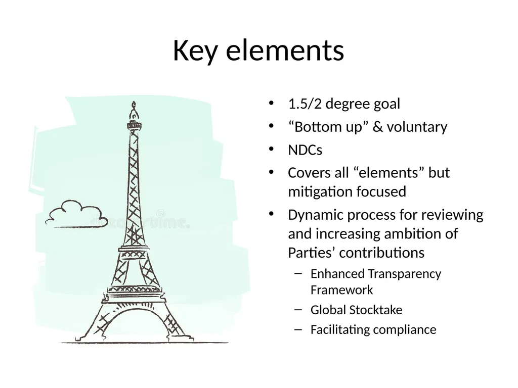 Paris Agreement and Rulebook Overview - slide 9 of 73