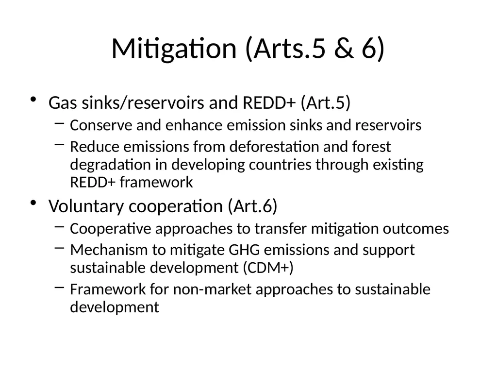 Paris Agreement and Rulebook Overview - slide 22 of 73