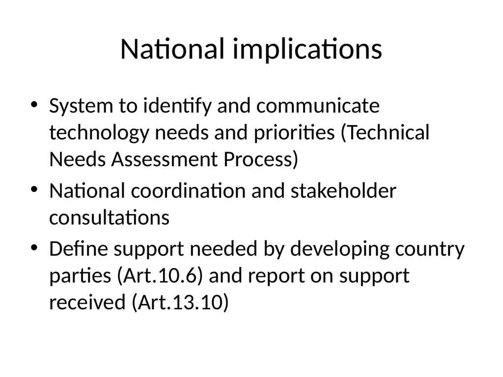 Paris Agreement and Rulebook Overview - slide 44 of 73