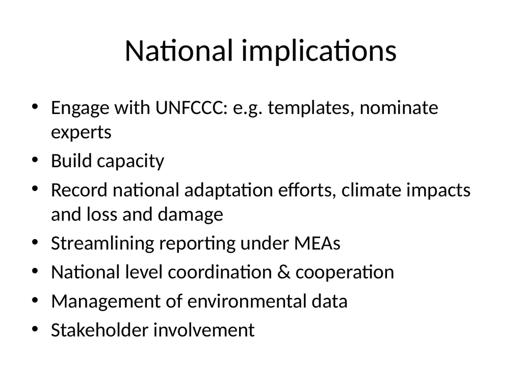 Paris Agreement and Rulebook Overview - slide 57 of 73