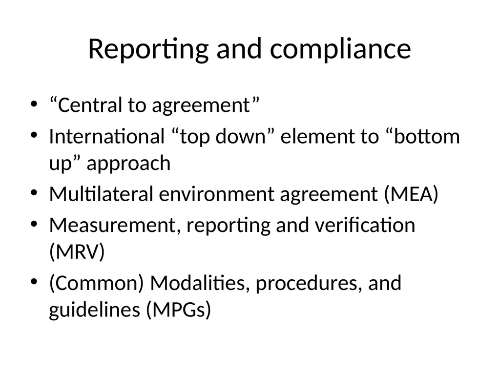 Paris Agreement and Rulebook Overview - slide 48 of 73