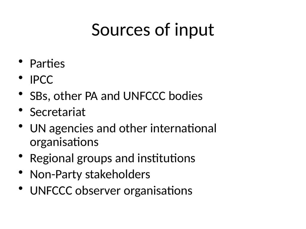 Paris Agreement and Rulebook Overview - slide 63 of 73
