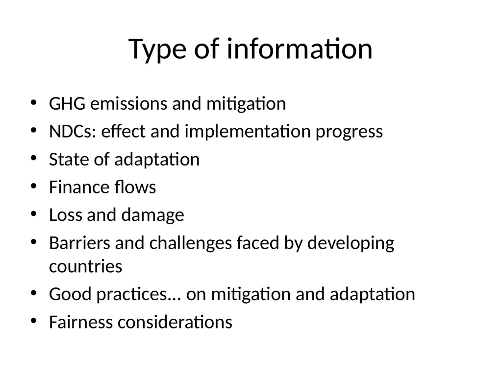 Paris Agreement and Rulebook Overview - slide 64 of 73