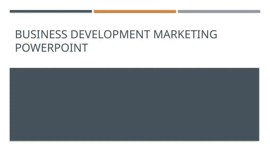 Business Development marketing PowerPoint This - slide 2 of 26
