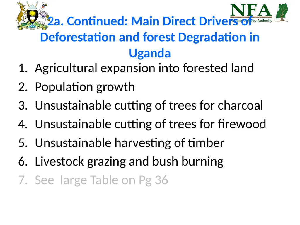 Uganda REDD-Plus Readiness Preparation Proposal - slide 19 of 35