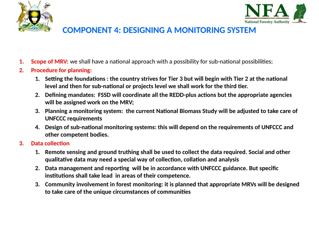 Uganda REDD-Plus Readiness Preparation Proposal - slide 31 of 35