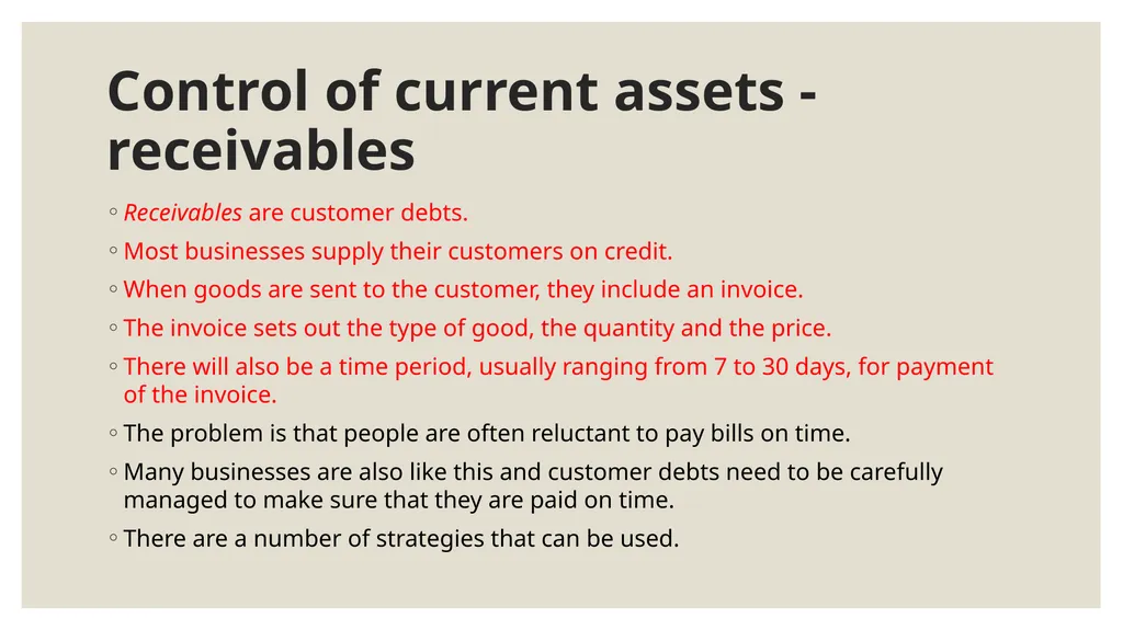 Financial Management Strategies Cash flow - slide 17 of 79