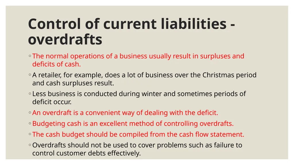 Financial Management Strategies Cash flow - slide 34 of 79