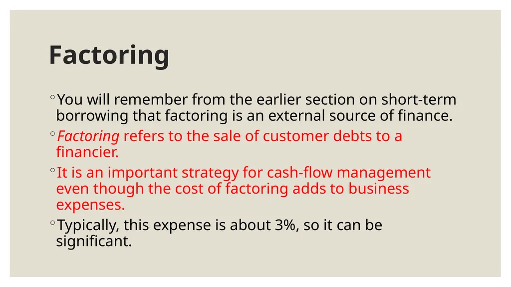 Financial Management Strategies Cash flow - slide 11 of 79