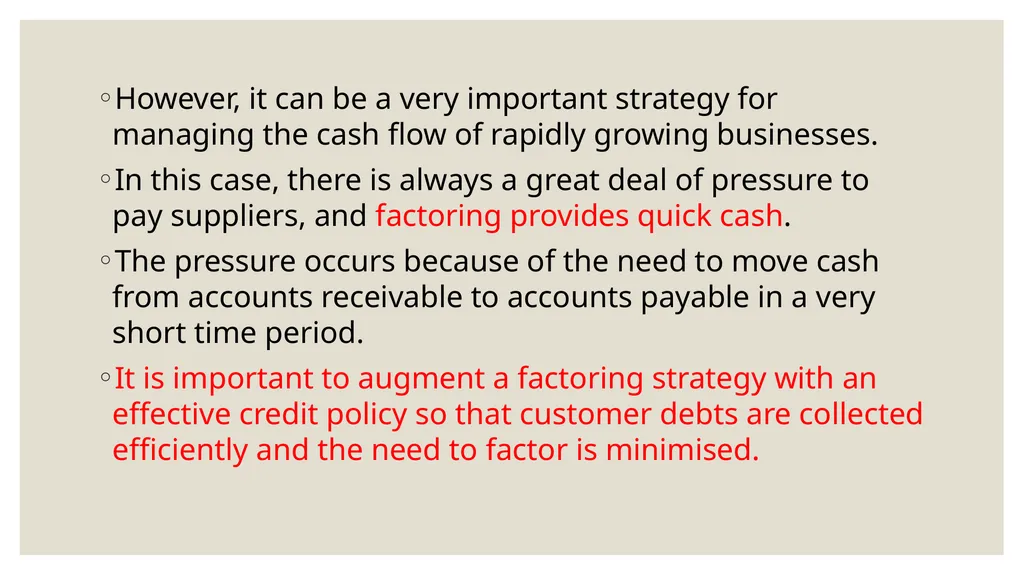 Financial Management Strategies Cash flow - slide 12 of 79