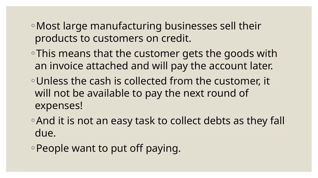Financial Management Strategies Cash flow - slide 4 of 79