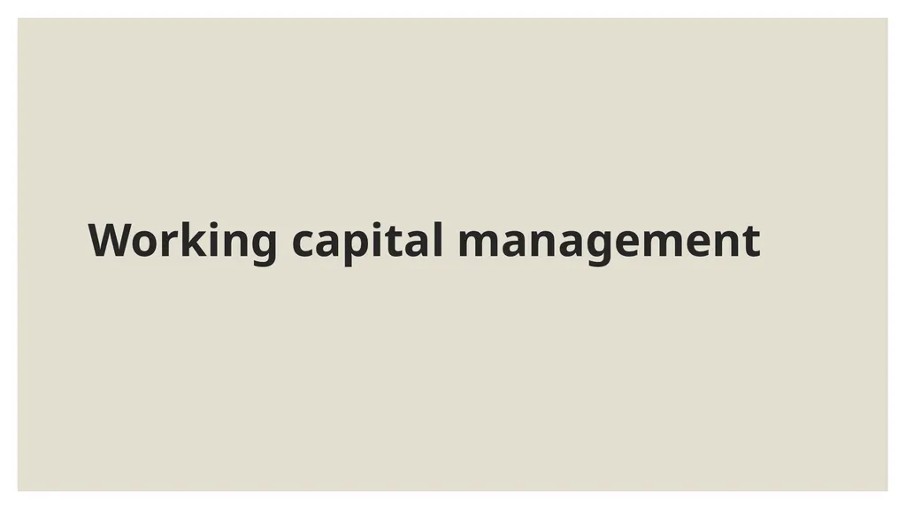 Financial Management Strategies Cash flow - slide 13 of 79