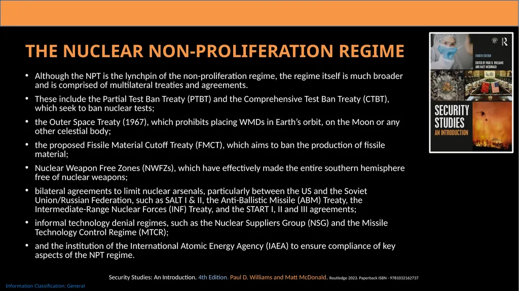 22. Nuclear Disarmament and Non-proliferation The - slide 5 of 12