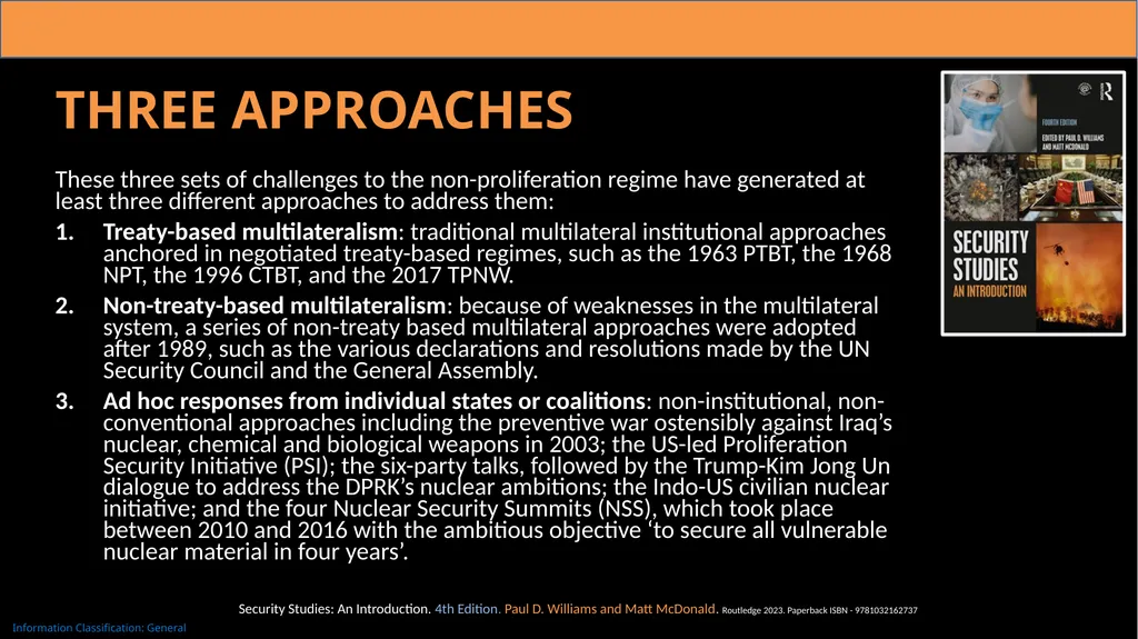 22. Nuclear Disarmament and Non-proliferation The - slide 9 of 12