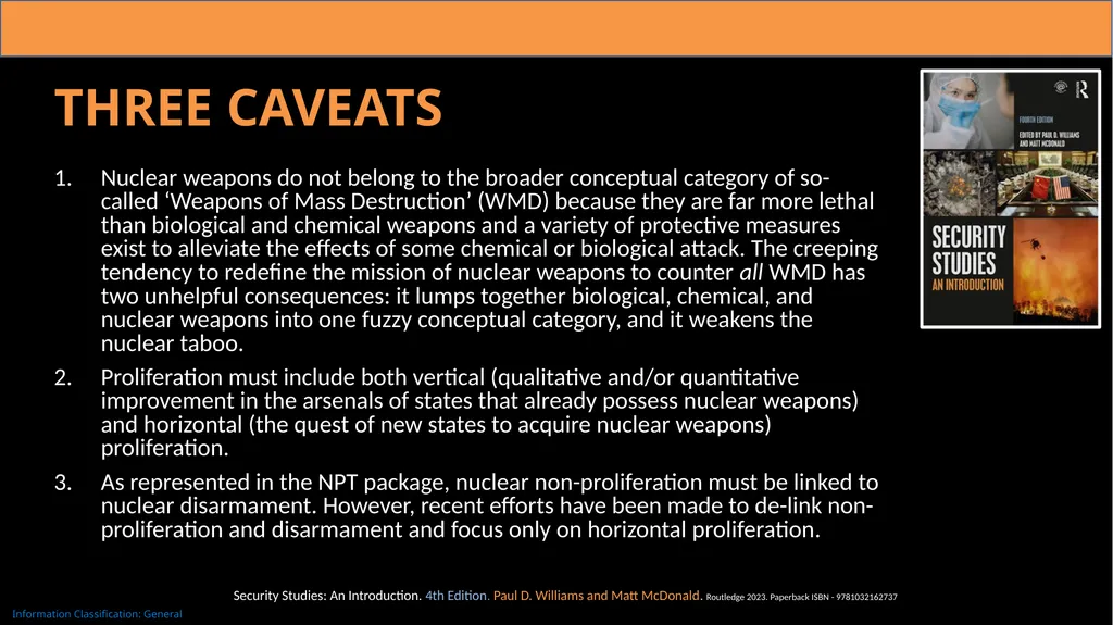 22. Nuclear Disarmament and Non-proliferation The - slide 6 of 12