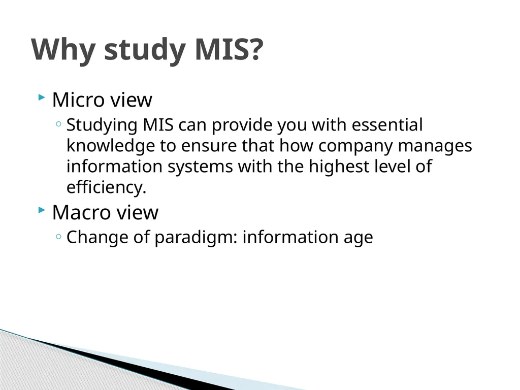 Management Information Systems Yong Choi BPA CSUB - slide 10 of 23