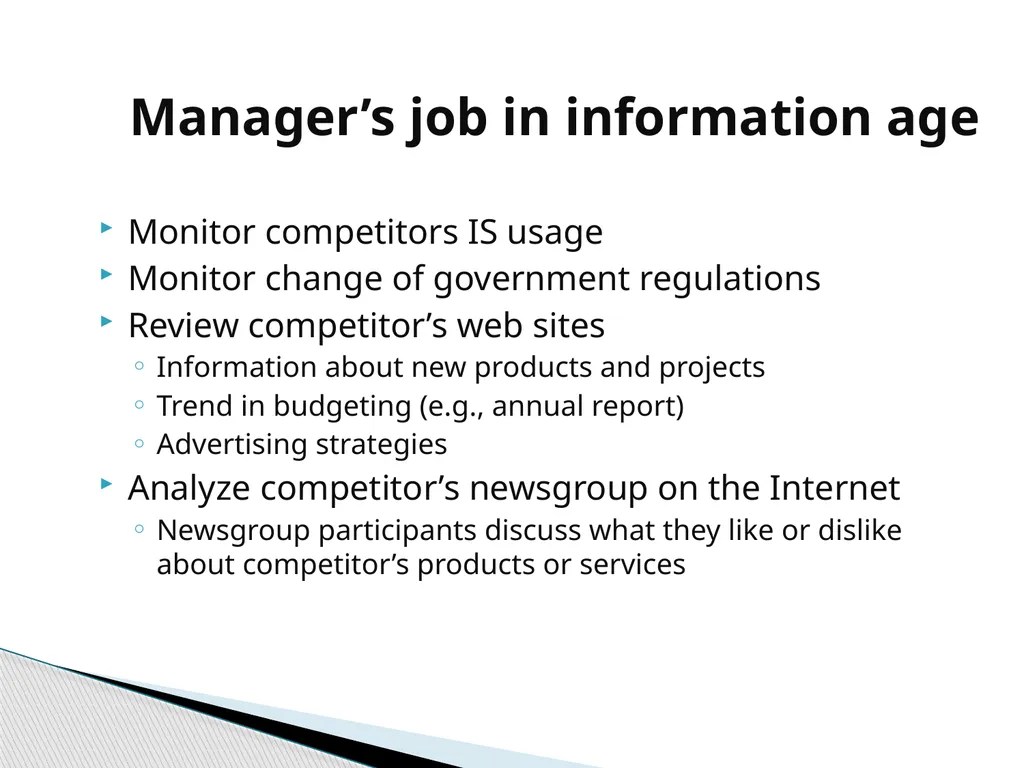 Management Information Systems Yong Choi BPA CSUB - slide 22 of 23