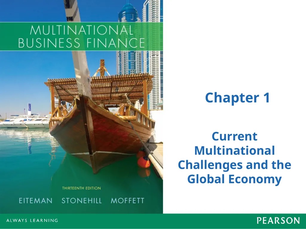 Chapter 1 Current Multinational Challenges and the