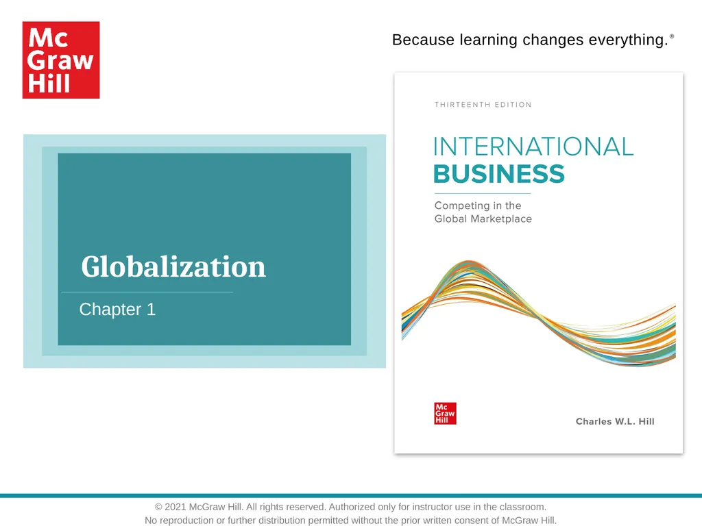 Globalization Chapter 1 © 2021 McGraw Hill. All - slide 1 of 36