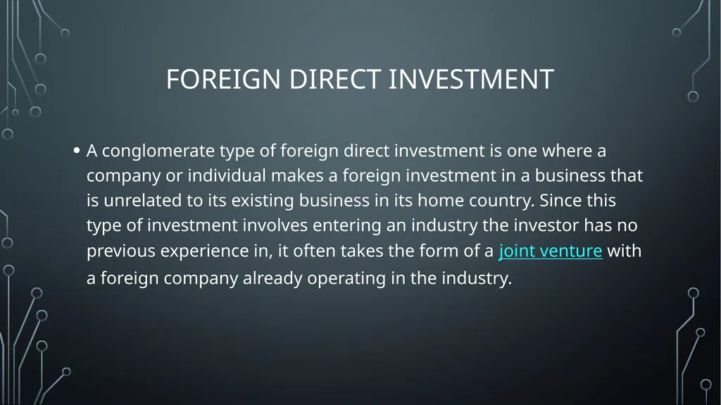 GLOBAL BUSINESS ENVIRONMENT Lo 1: analyse the key - slide 14 of 22
