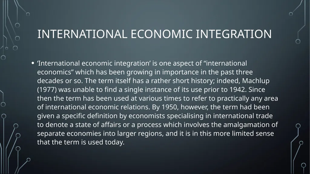 GLOBAL BUSINESS ENVIRONMENT Lo 1: analyse the key - slide 7 of 22