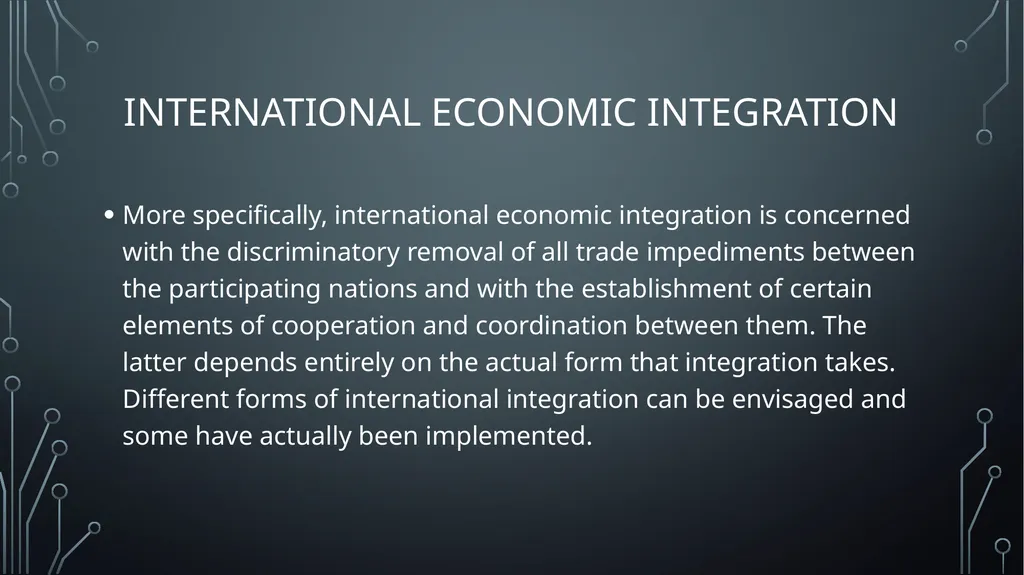 GLOBAL BUSINESS ENVIRONMENT Lo 1: analyse the key - slide 9 of 22
