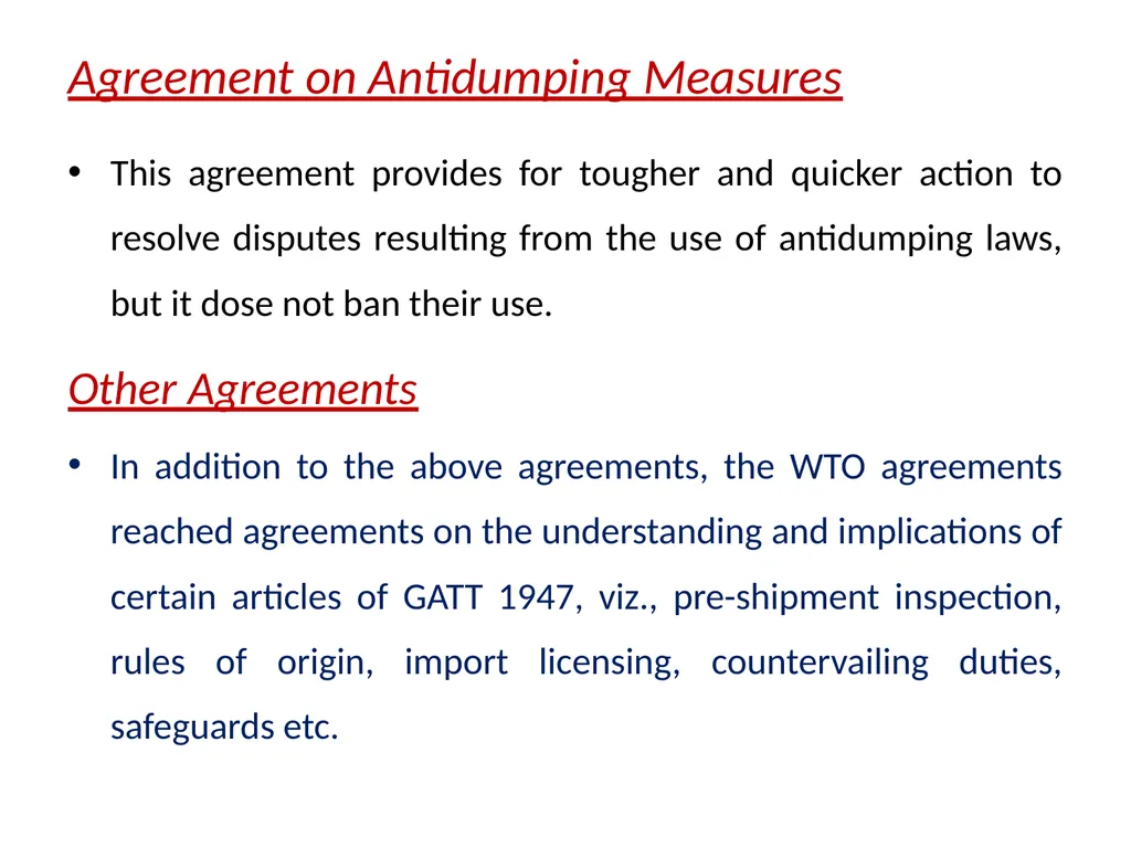 Sem - II Paper III Indian Economy WTO and Indian - slide 13 of 26
