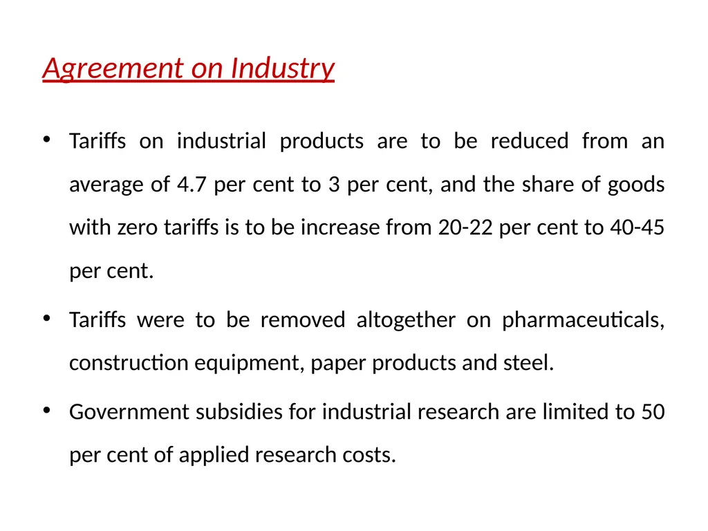 Sem - II Paper III Indian Economy WTO and Indian - slide 6 of 26