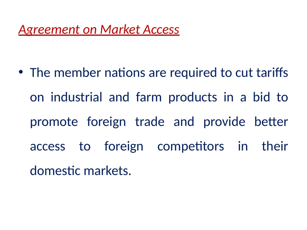 Sem - II Paper III Indian Economy WTO and Indian - slide 8 of 26