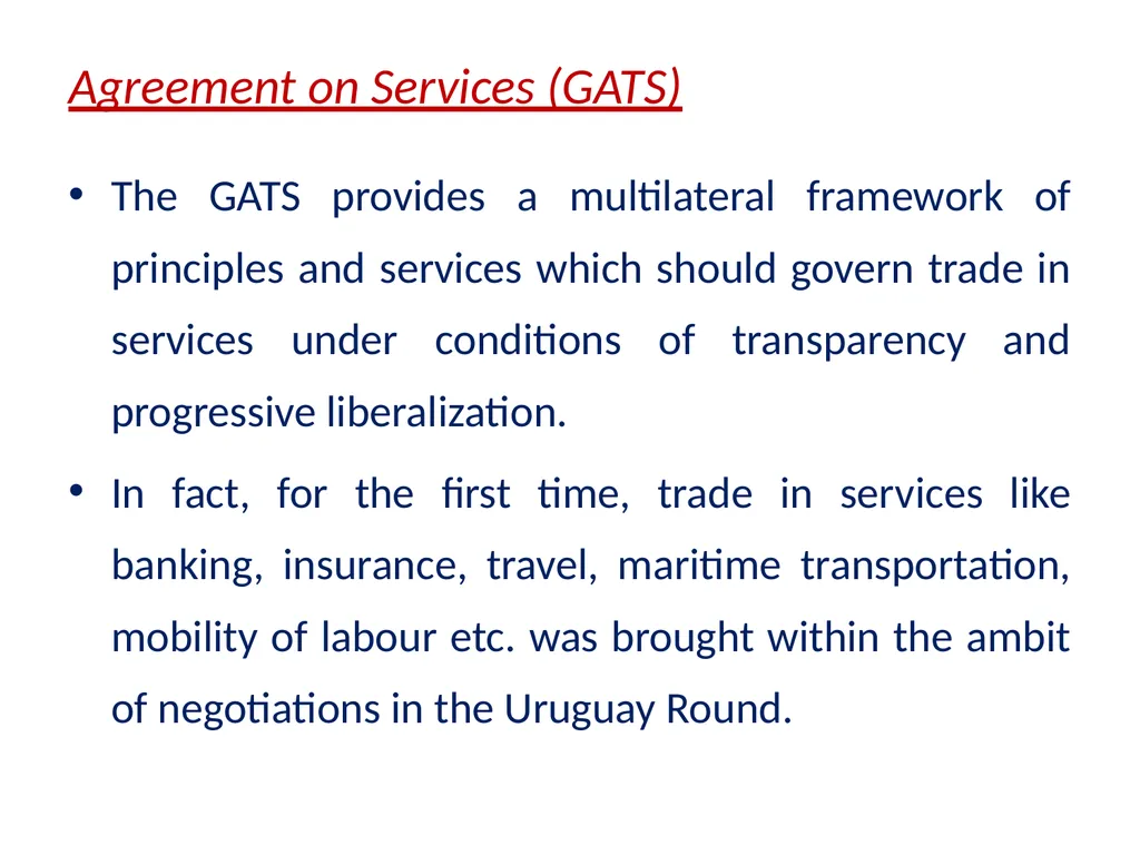 Sem - II Paper III Indian Economy WTO and Indian - slide 11 of 26