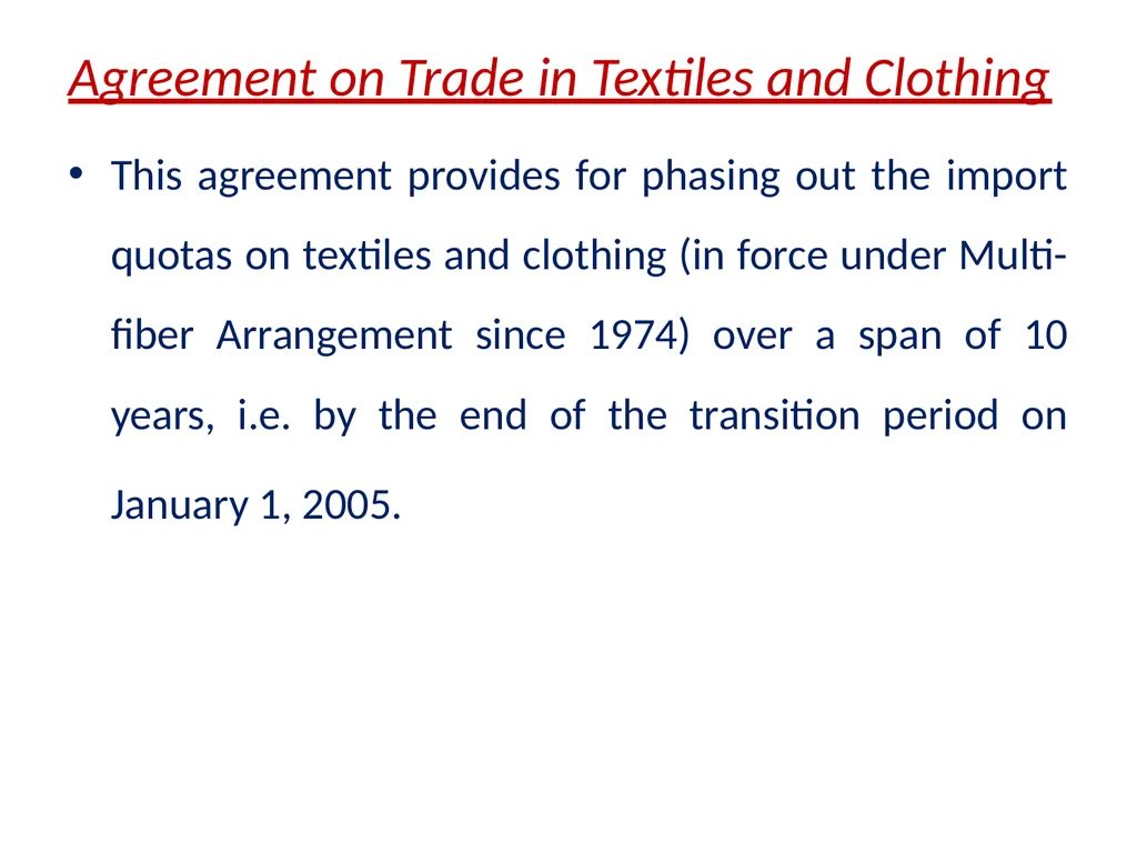 Sem - II Paper III Indian Economy WTO and Indian - slide 7 of 26