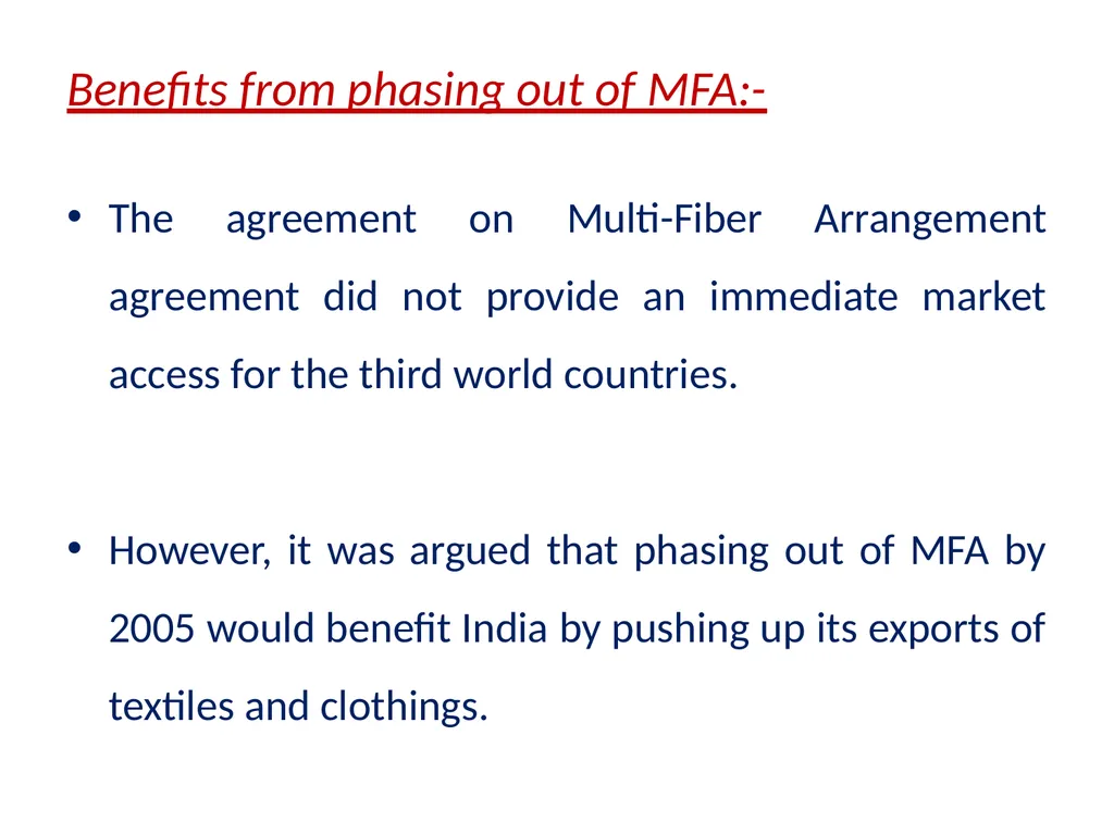 Sem - II Paper III Indian Economy WTO and Indian - slide 18 of 26