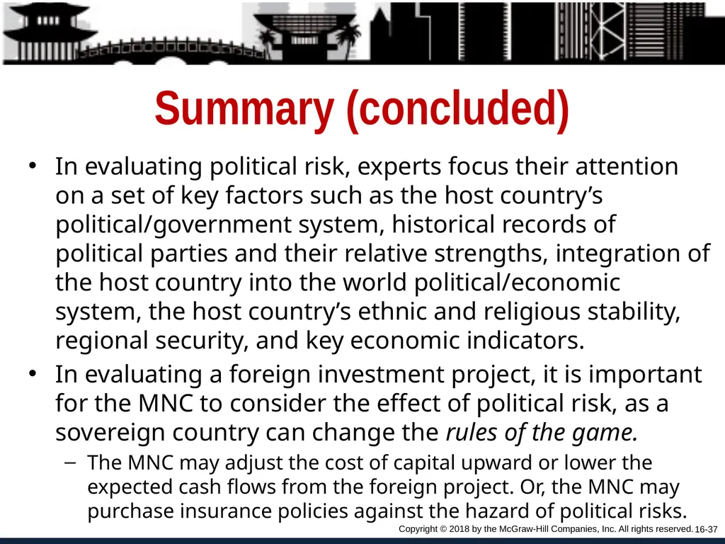 Foreign Direct Investment and Cross-Border - slide 37 of 37