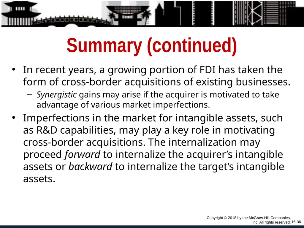 Foreign Direct Investment and Cross-Border - slide 36 of 37