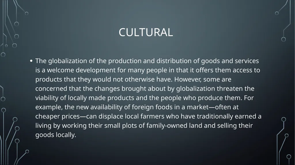 Unit 18: GLOBAL BUSINESS ENVIRONMENT Lo1: analyse - slide 8 of 18