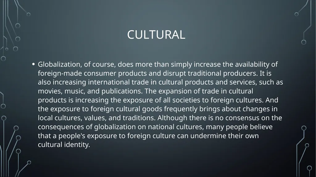 Unit 18: GLOBAL BUSINESS ENVIRONMENT Lo1: analyse - slide 9 of 18