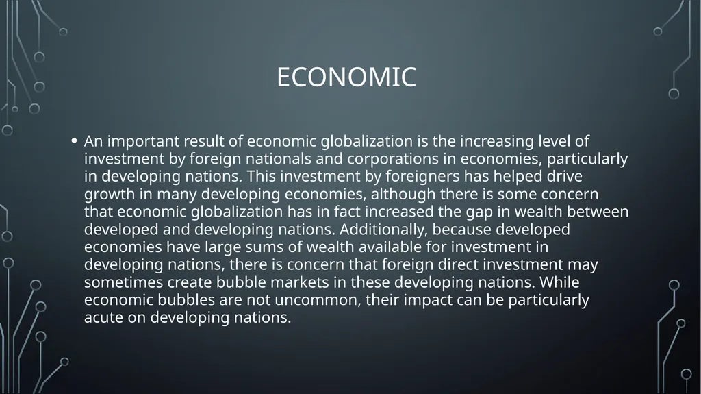 Unit 18: GLOBAL BUSINESS ENVIRONMENT Lo1: analyse - slide 11 of 18