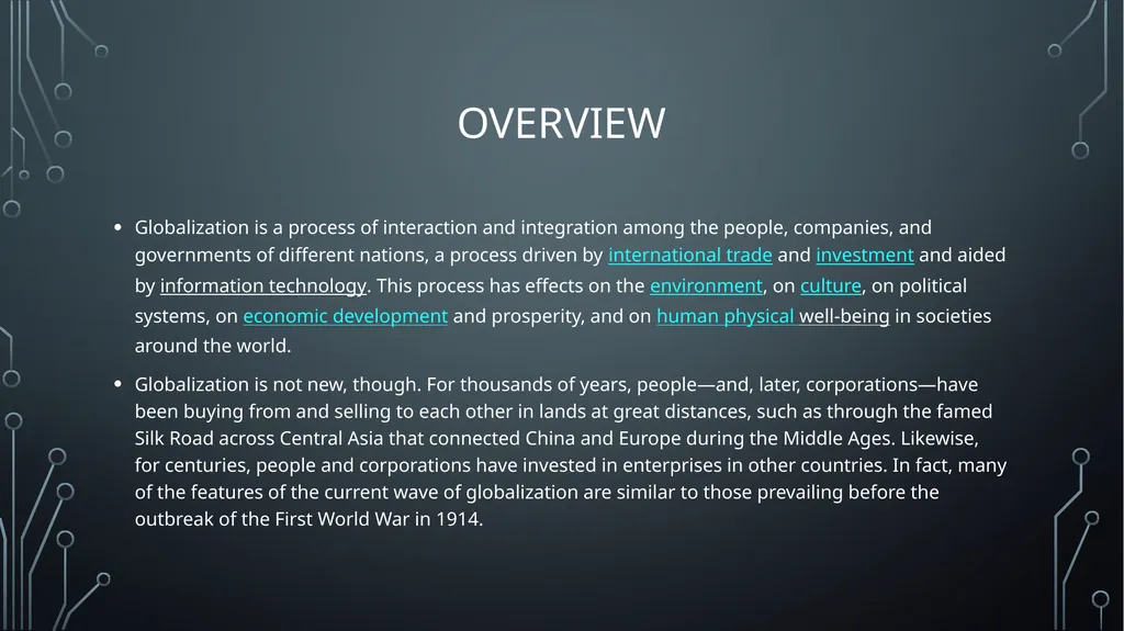 Unit 18: GLOBAL BUSINESS ENVIRONMENT Lo1: analyse - slide 4 of 18