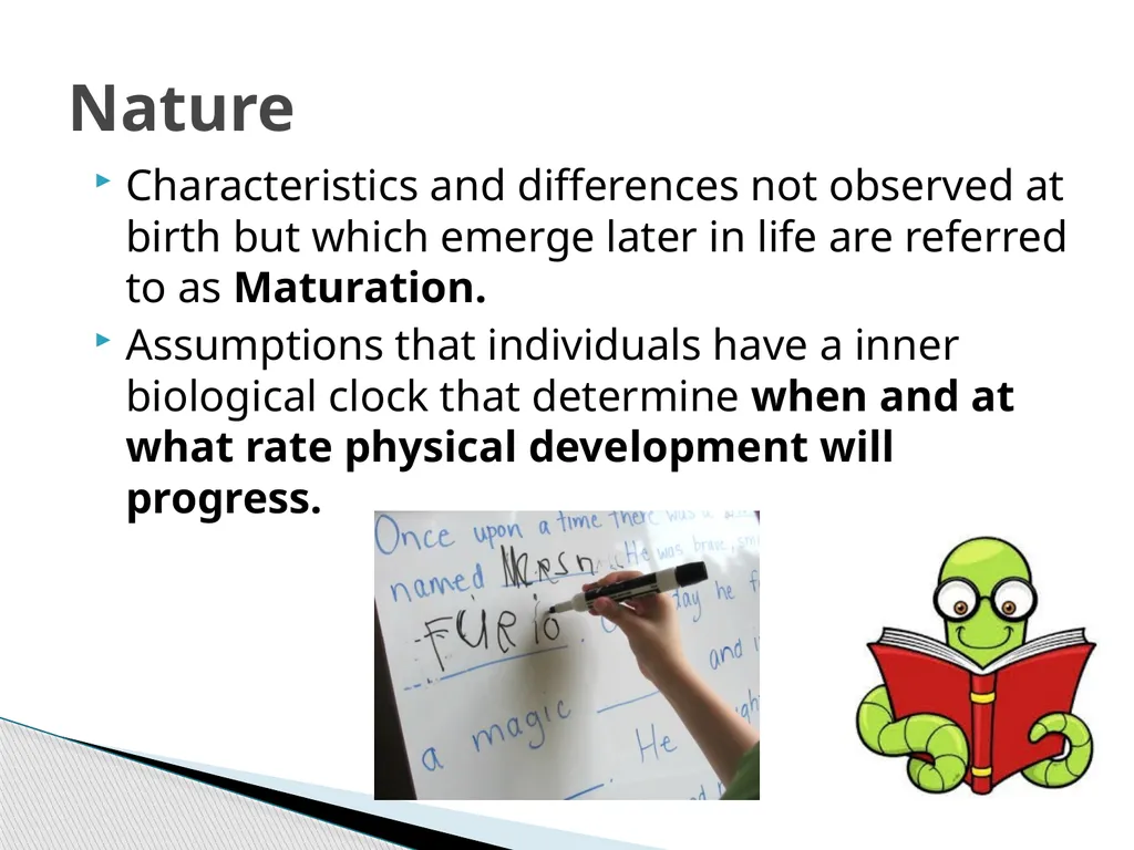 Nature v. nurture Work your way through the - slide 8 of 14