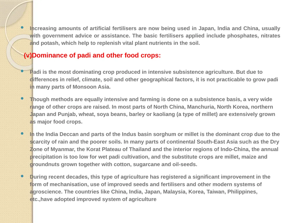 Intensive Subsistence Farming Presented by: Sikha - slide 6 of 7