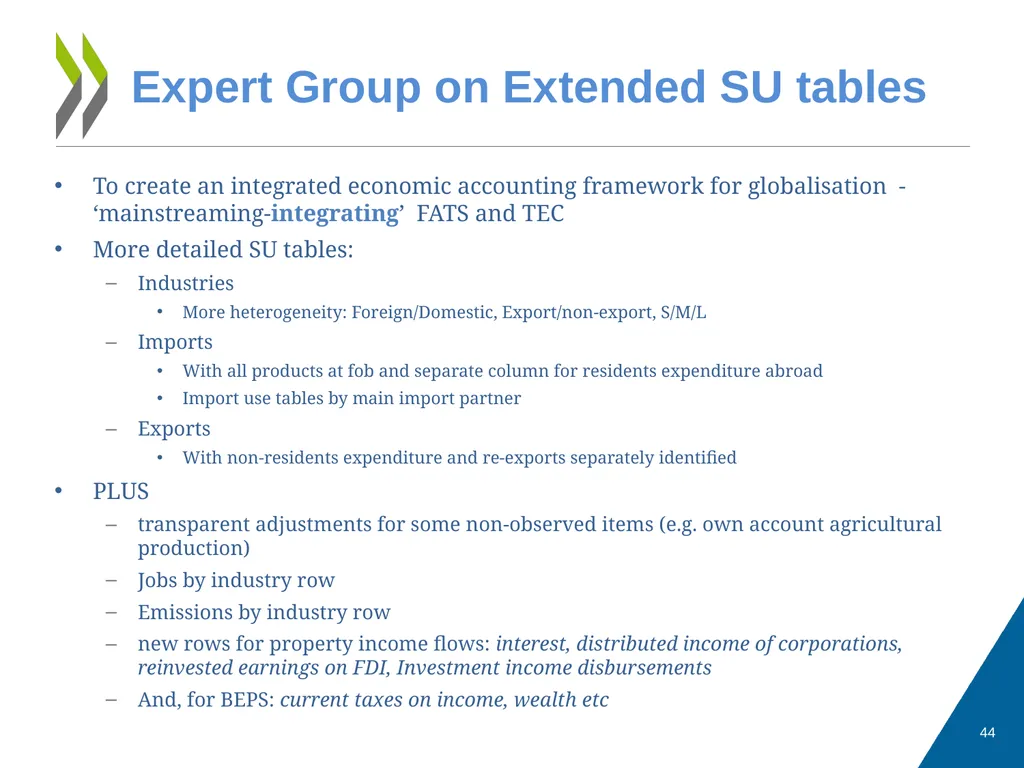 Measuring Trade in Value Added, and Beyond - slide 44 of 49