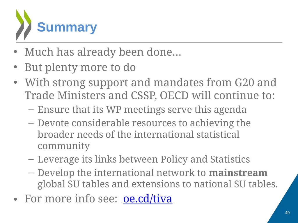 Measuring Trade in Value Added, and Beyond - slide 49 of 49