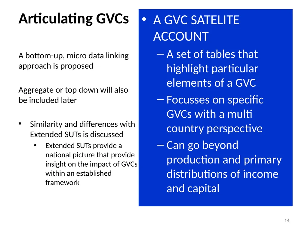 Handbook on Accounting for Global Value Chains - - slide 14 of 25