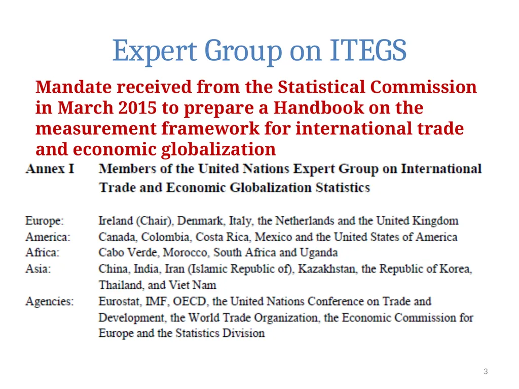 Handbook on Accounting for Global Value Chains - - slide 3 of 25